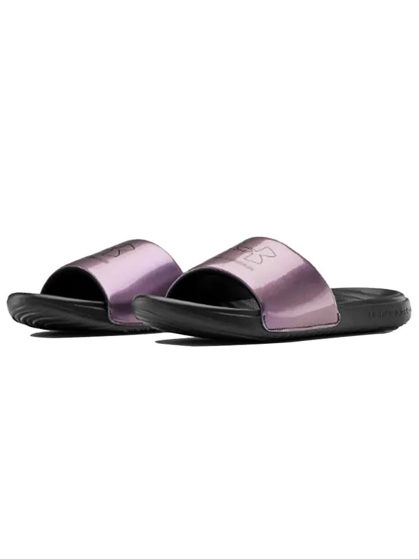 Тапочки ansa le slide 'iridescent' Under Armour — изображение 3 из 4, черный