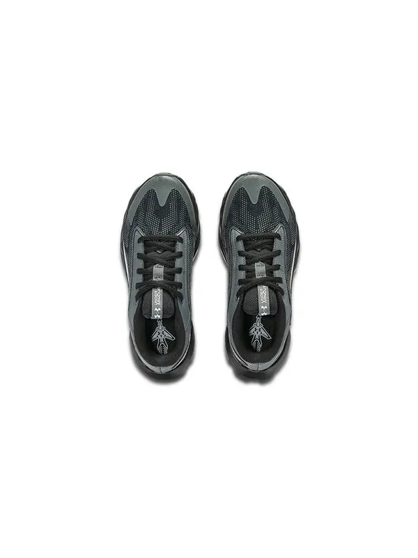 Кроссовки charged scramjet 4 'black grey' Under Armour — изображение 3 из 4, черный/серый