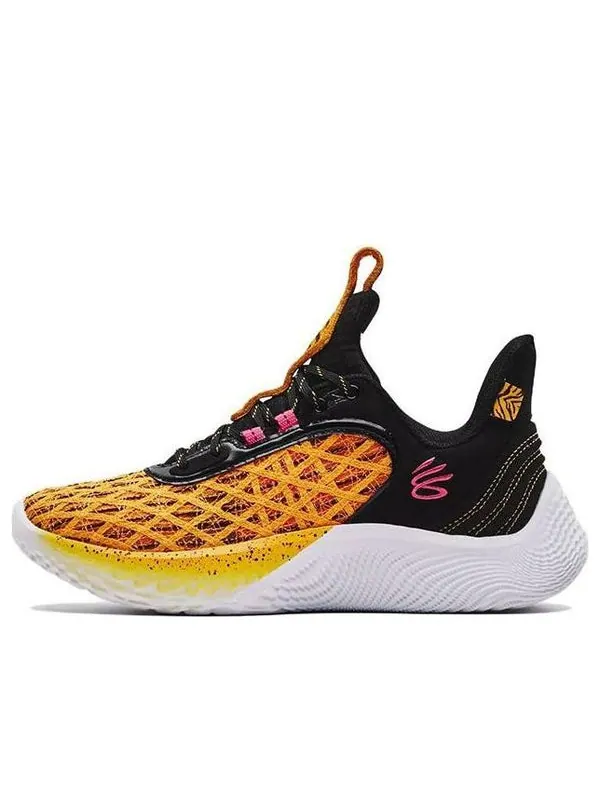 Кроссовки sesame street x curry flow 9 'street pack - beyond the stripe' Under Armour — изображение 1 из 4, черный/желтый