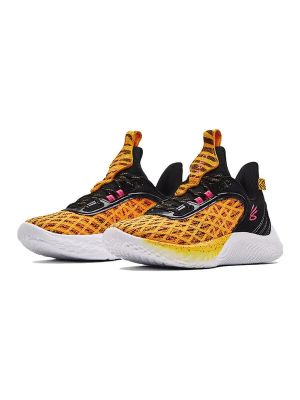 Кроссовки sesame street x curry flow 9 'street pack - beyond the stripe' Under Armour — изображение 3 из 4, черный/желтый