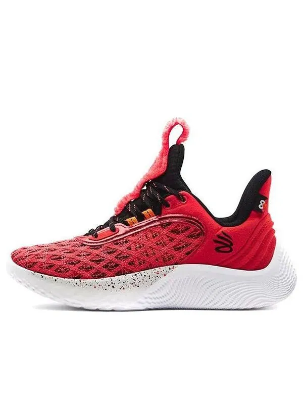 Кроссовки x sesame street curry flow 9 'elmo' Under Armour — изображение 1 из 4, красный/черный/белый