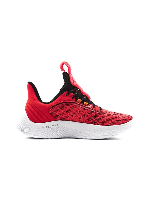 Кроссовки x sesame street curry flow 9 'elmo' Under Armour — изображение 2 из 4, красный/черный/белый