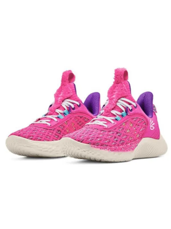 Кроссовки sesame street x curry flow 9 'street pack - abby cadabby' Under Armour — изображение 2 из 4, розовый/синий