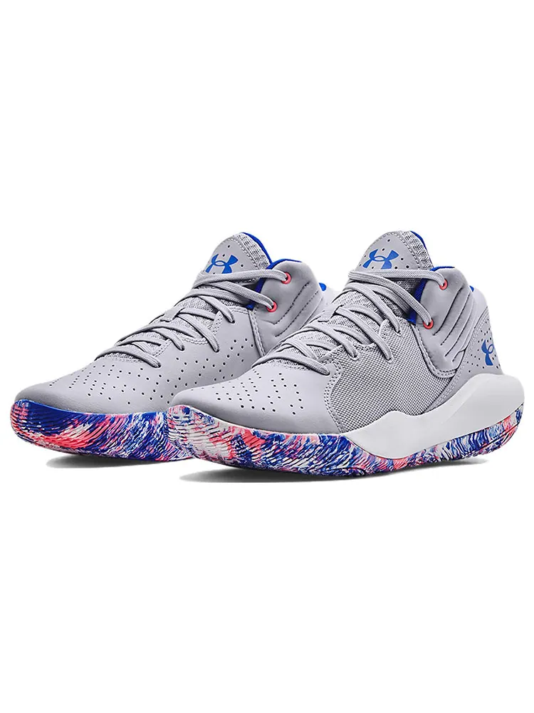 Кроссовки Under Armour Jet 21 'Grey Royal Blue' — изображение 4 из 5, серый