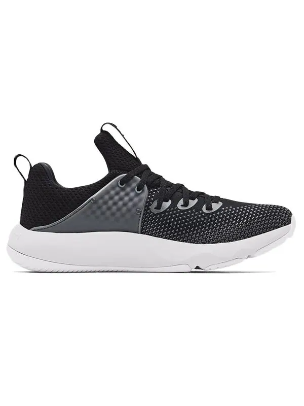 Кроссовки hovr rise 3 'black halo grey' Under Armour — изображение 2 из 4, черный/белый