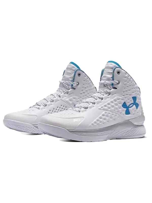 Кроссовки curry 1 'splash party' 2021 Under Armour — изображение 3 из 4, белый/синий