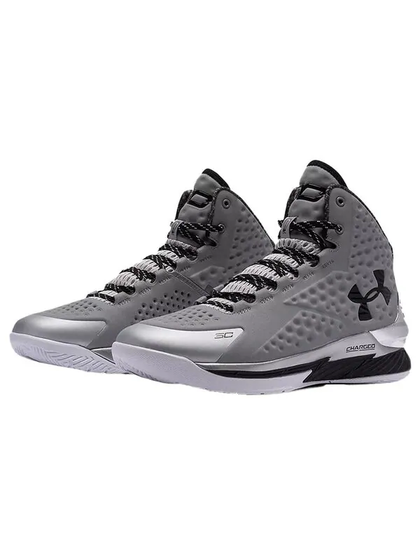 Кроссовки curry 1 rflct 'the inventor' Under Armour — изображение 3 из 4, золотисто-серебристый