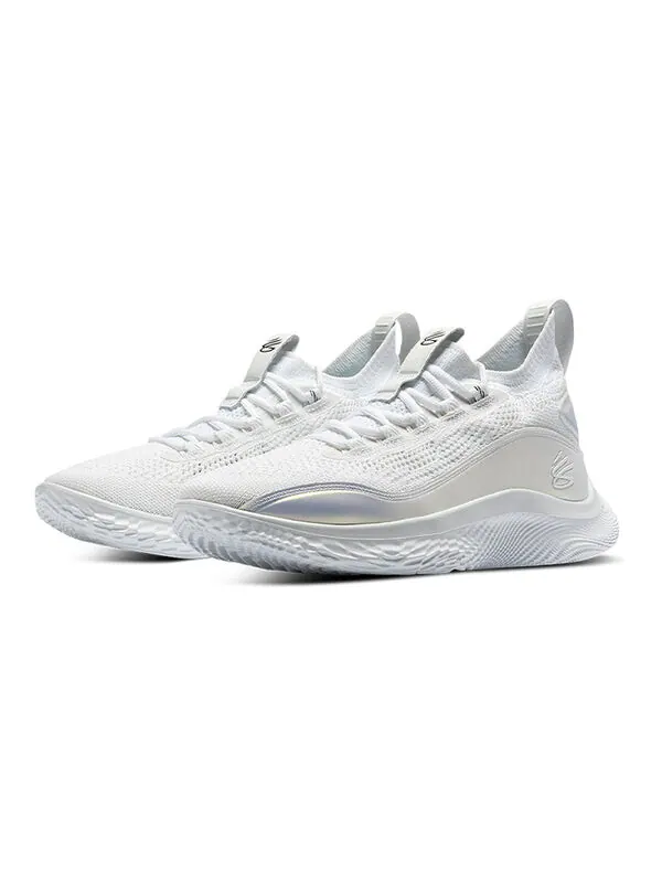 Кроссовки curry flow 8 'white iridescent' Under Armour — изображение 3 из 4, белый