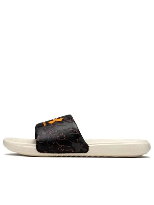 Тапочки ansa graphic slide 'black stone' Under Armour