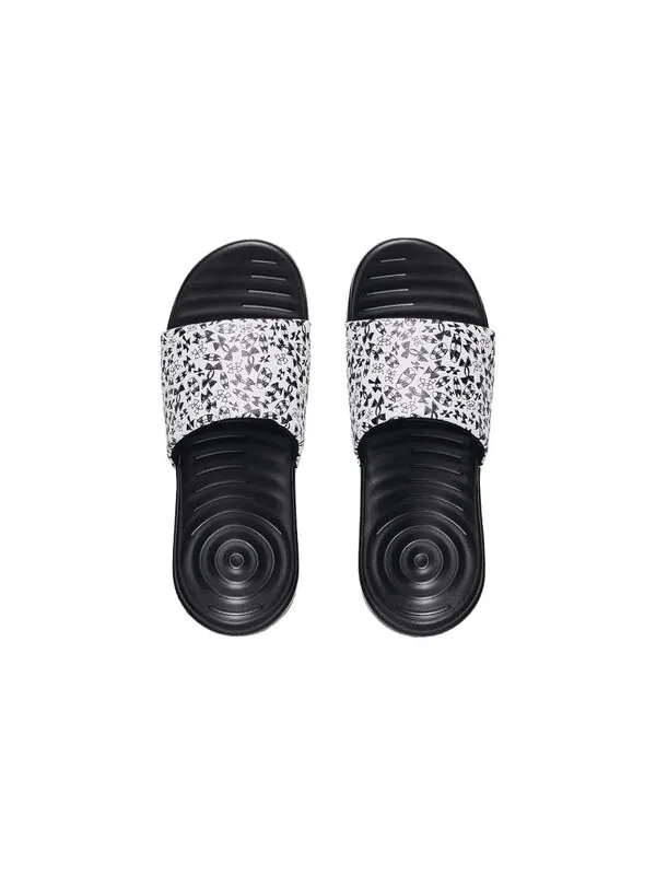Тапочки ansa graphic slide 'sketch' Under Armour — изображение 3 из 4, белый/черный