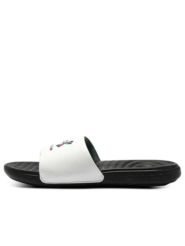 Тапочки ansa graphic logo 'black white' Under Armour