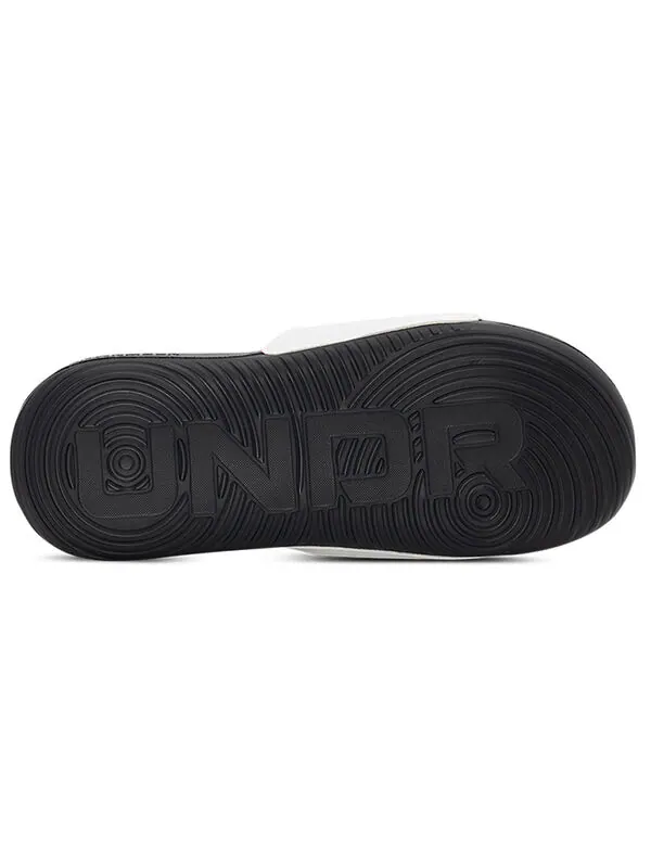 Тапочки ansa graphic slipper black/white Under Armour — изображение 4 из 4, черный/белый