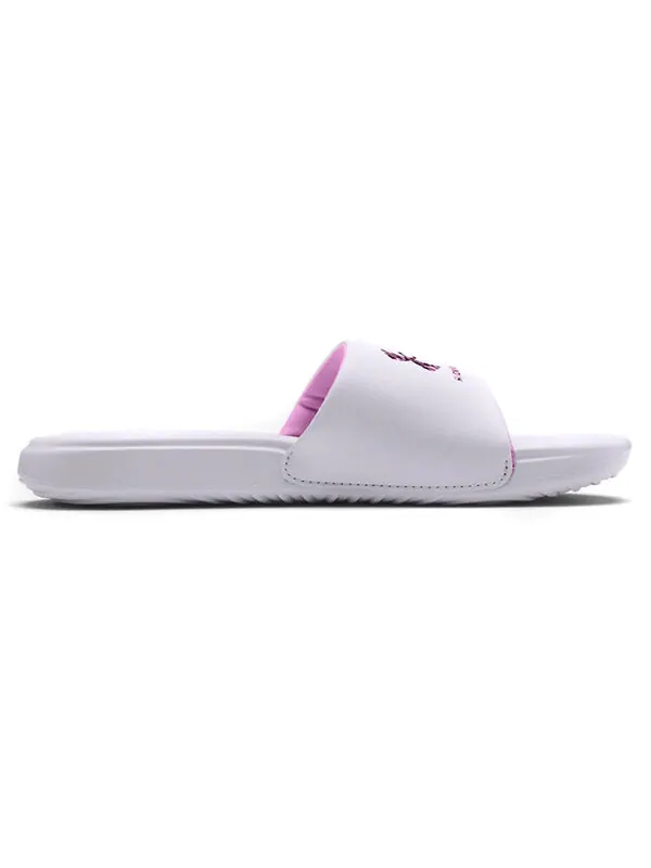 Тапочки ansa 'white/pink' Under Armour — изображение 3 из 4, белый/розовый