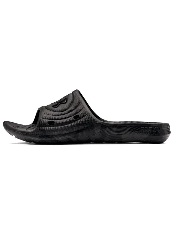 Тапочки locker slides 'black jet grey' Under Armour — изображение 2 из 4, черный/серый