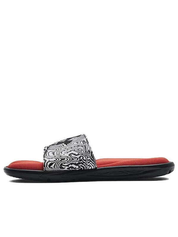 Тапочки ignite 6 graphic strap slide 'psychedelic stripe' Under Armour