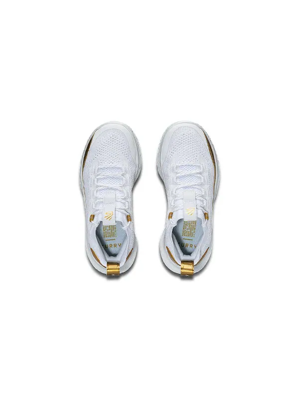 Кроссовки curry flow 8 'gold blooded' Under Armour — изображение 4 из 4, белый/золотистый