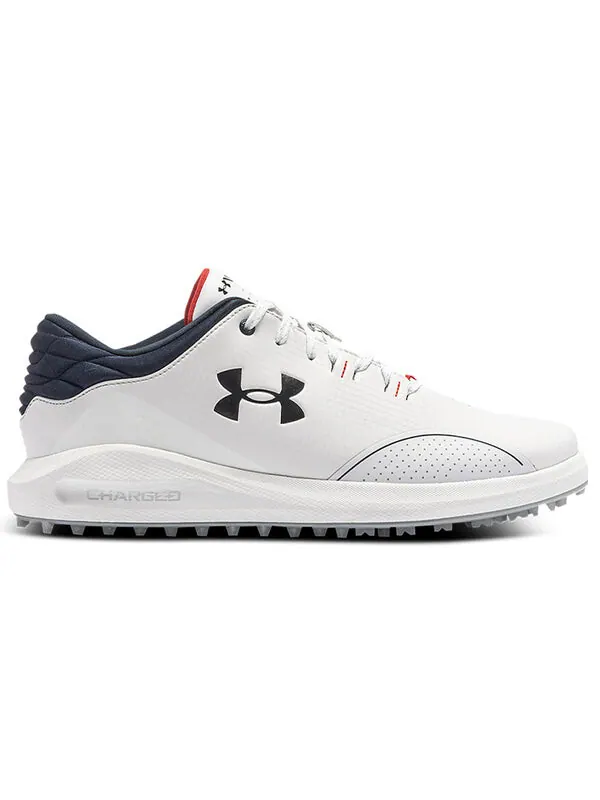 Кроссовки draw sport spikeless running shoes wide e white Under Armour — изображение 2 из 4, белый