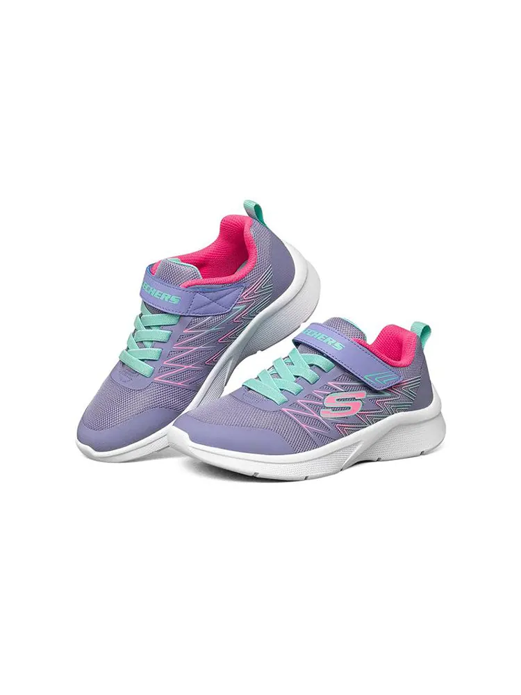 Беговые кроссовки Skechers Microspec K Purple — изображение 3 из 5, фиолетовый