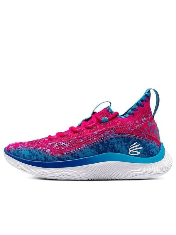 Кроссовки curry flow 8 'pi day' Under Armour — изображение 1 из 4, синий/розовый