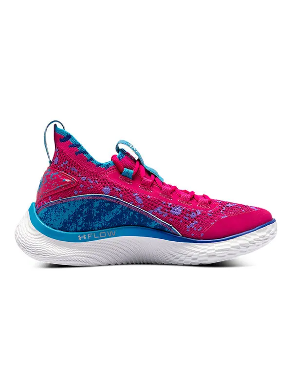 Кроссовки curry flow 8 'pi day' Under Armour — изображение 2 из 4, розовый/синий