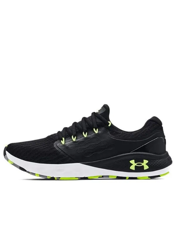 Кроссовки charged vantage 'marble - black yellow' Under Armour — изображение 1 из 4, черный/зеленый