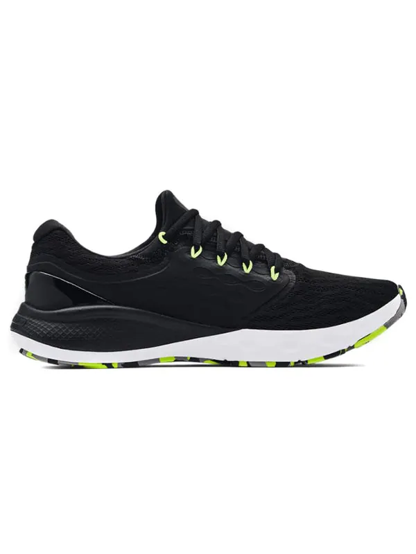 Кроссовки charged vantage 'marble - black yellow' Under Armour — изображение 2 из 4, черный/зеленый
