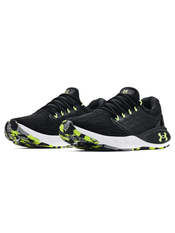 Кроссовки charged vantage 'marble - black yellow' Under Armour — изображение 3 из 4, черный/зеленый