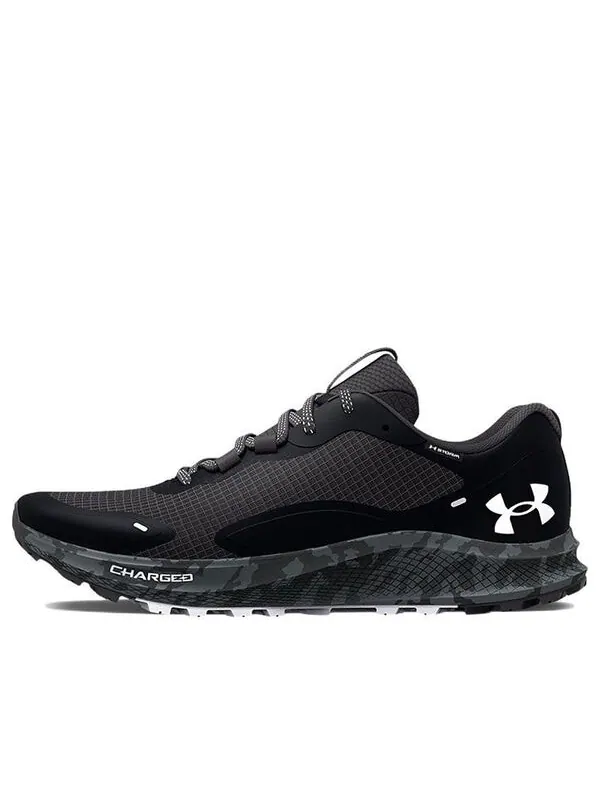 Кроссовки charged bandit trail 2 'black jet grey camo' Under Armour — изображение 1 из 4, черный/серый