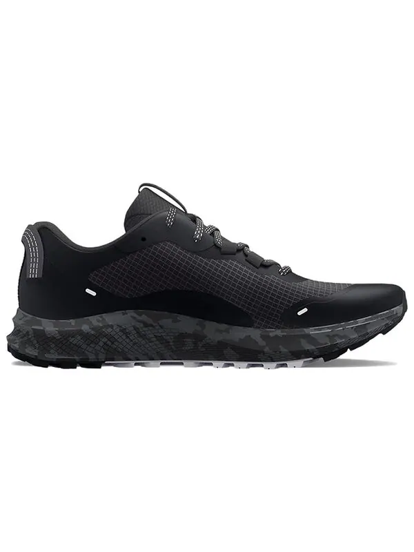Кроссовки charged bandit trail 2 'black jet grey camo' Under Armour — изображение 2 из 4, черный/серый