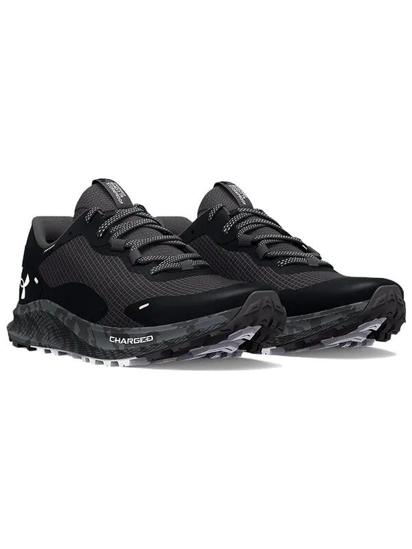 Кроссовки charged bandit trail 2 'black jet grey camo' Under Armour — изображение 3 из 4, черный/серый