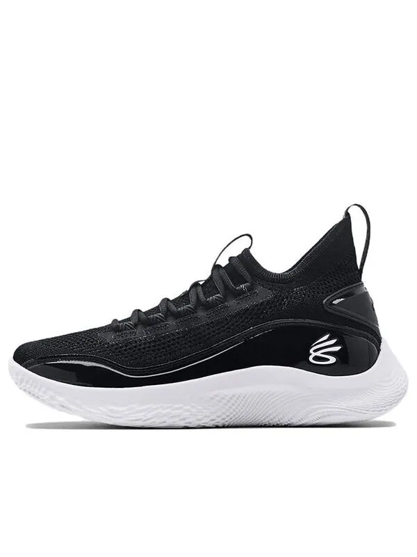Кроссовки curry 8 nm 'black white' Under Armour — изображение 1 из 4, черный/белый