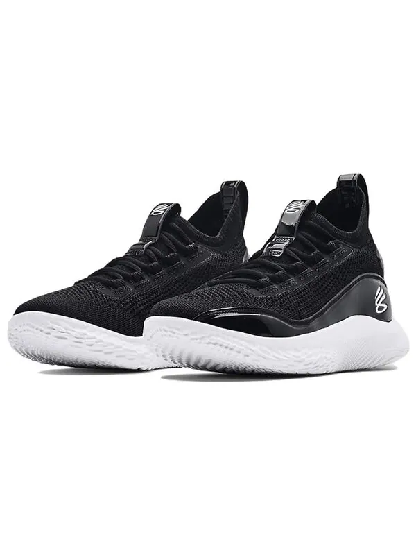 Кроссовки curry 8 nm 'black white' Under Armour — изображение 3 из 4, черный/белый