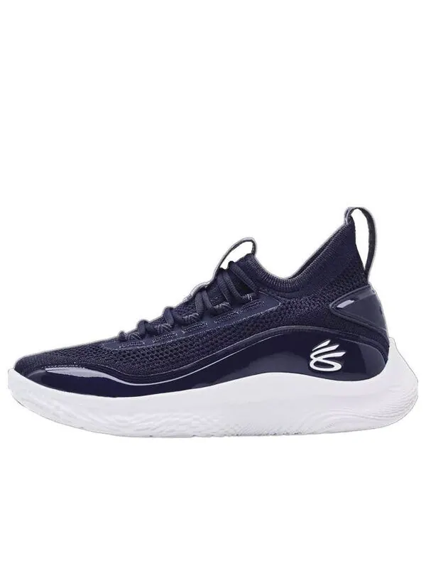 Кроссовки curry 8 nm 'navy' Under Armour — изображение 1 из 4, синий/темно-синий