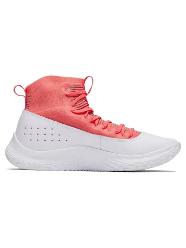 Кроссовки curry 4 flotro 'white red' Under Armour — изображение 2 из 4, белый/красный