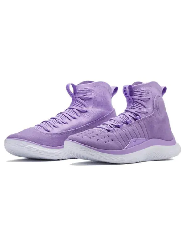 Кроссовки curry 4 flotro 'vivid purple' Under Armour — изображение 3 из 4, фиолетовый