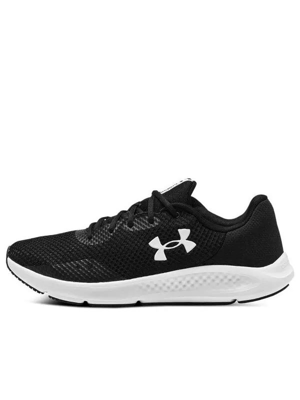 Кроссовки charged pursuit 3 'black white' Under Armour — изображение 1 из 4, черный/белый