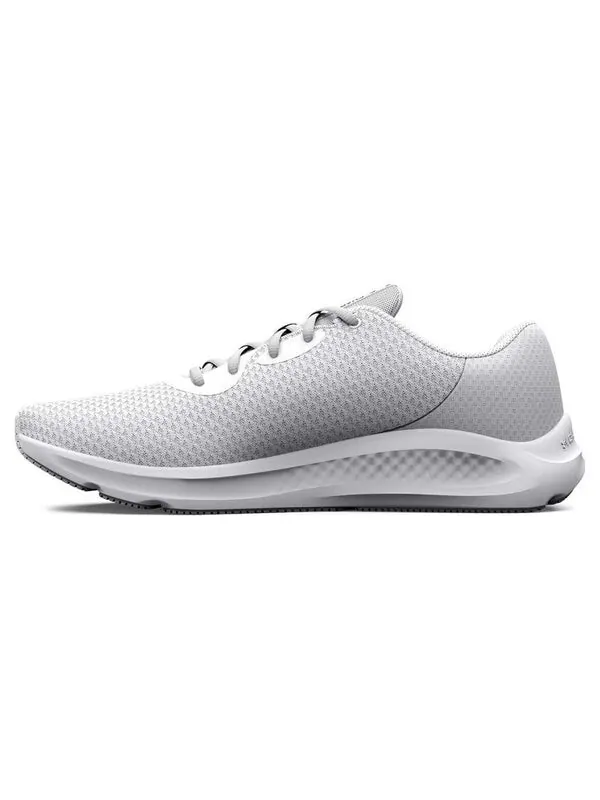Кроссовки charged pursuit 3 running shoes 'grey white' Under Armour — изображение 2 из 4, серый/белый