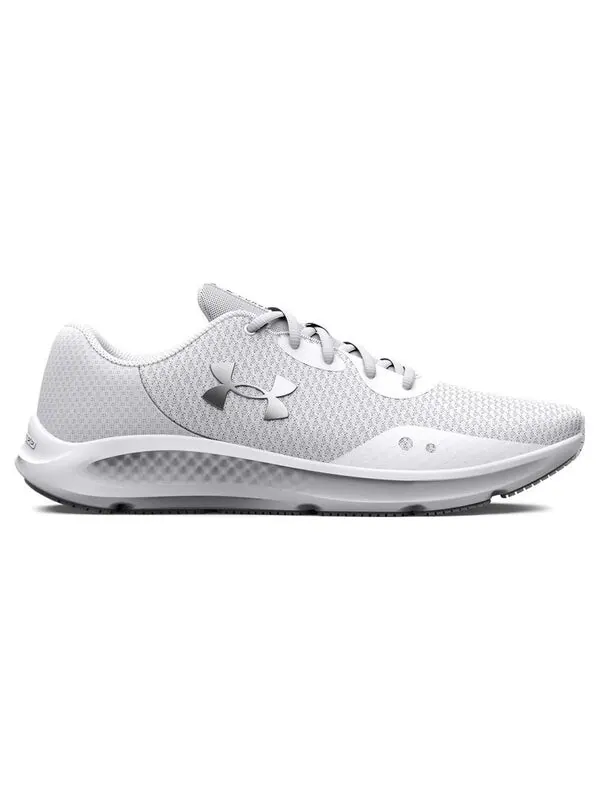 Кроссовки charged pursuit 3 running shoes 'grey white' Under Armour — изображение 3 из 4, серый/белый