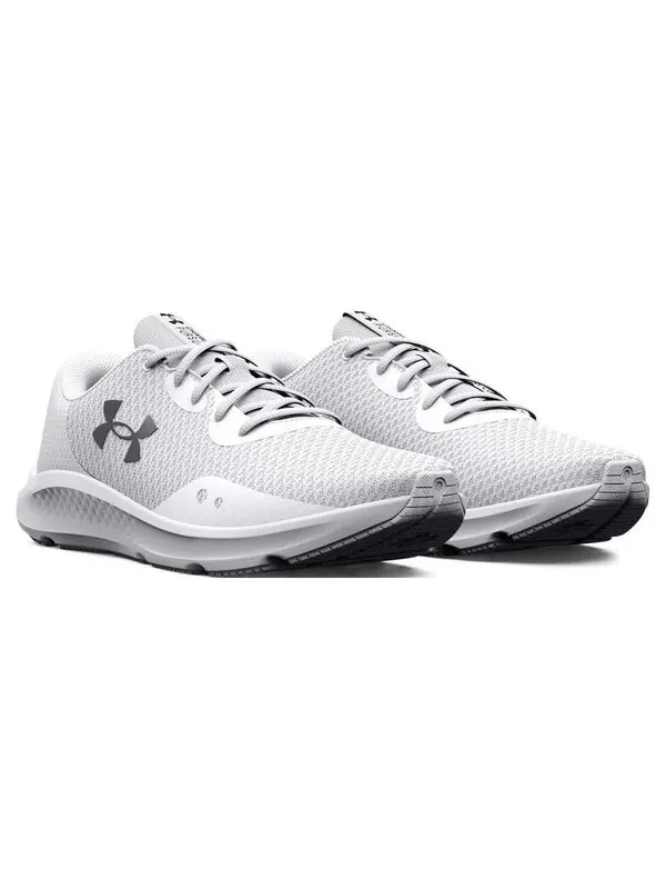 Кроссовки charged pursuit 3 running shoes 'grey white' Under Armour — изображение 4 из 4, серый/белый