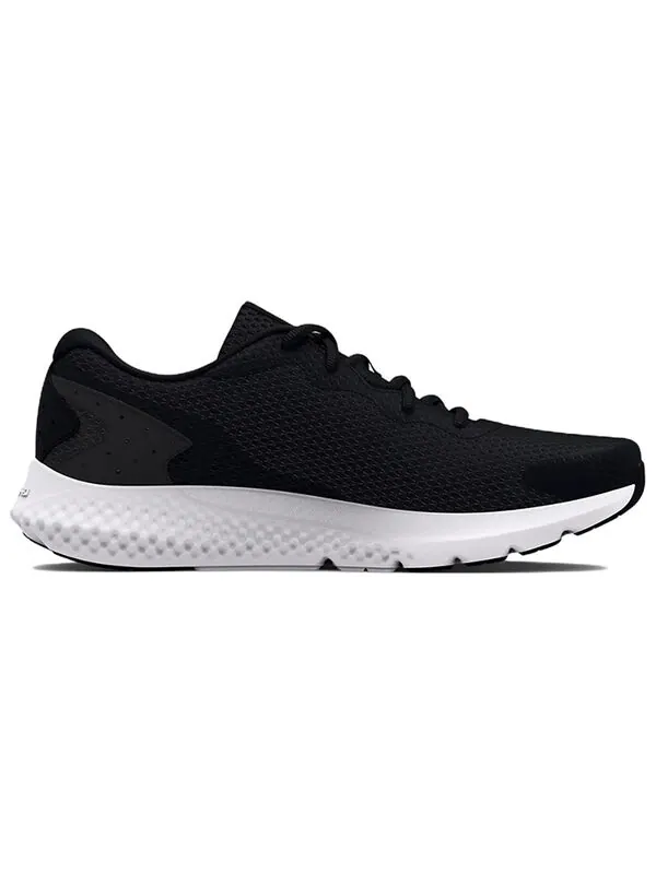 Кроссовки charged rogue 3 'black metallic silver' Under Armour — изображение 2 из 4, черный/белый