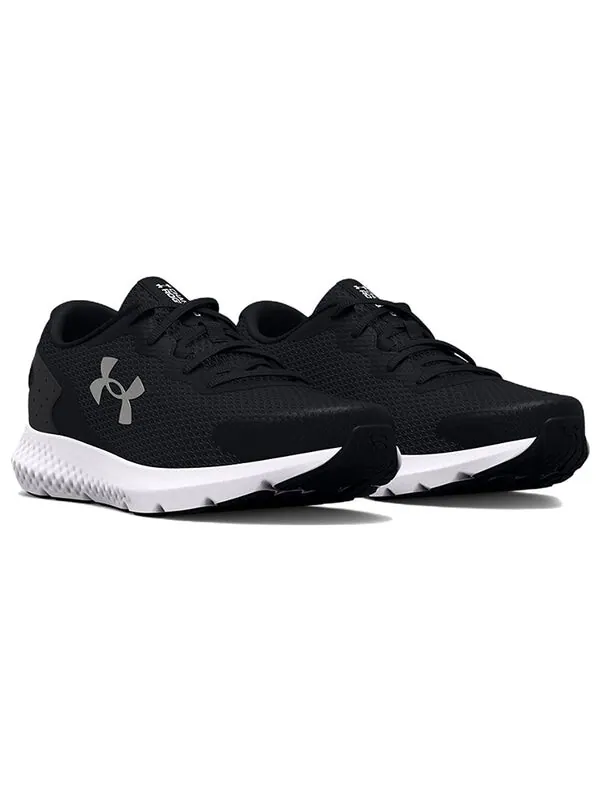 Кроссовки charged rogue 3 'black metallic silver' Under Armour — изображение 3 из 4, черный/белый