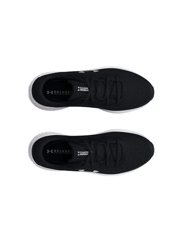 Кроссовки charged rogue 3 'black metallic silver' Under Armour — изображение 4 из 4, черный/белый