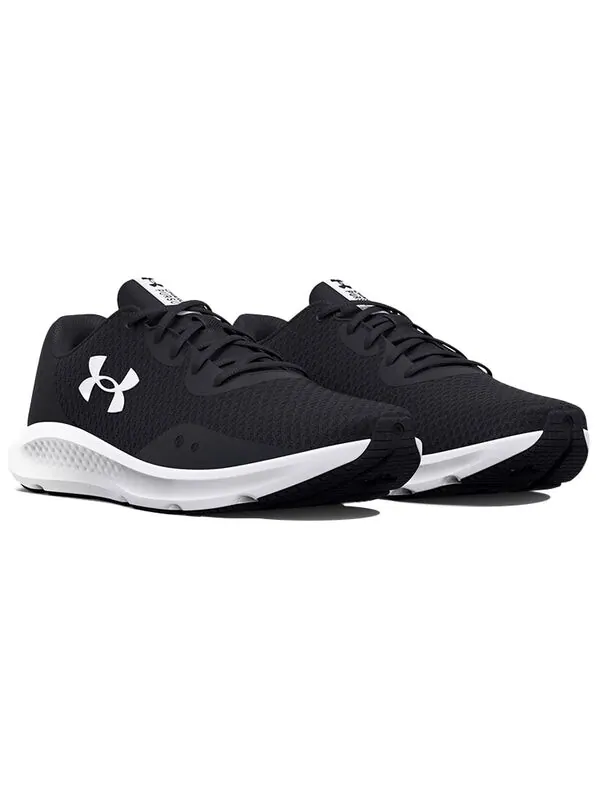 Кроссовки charged pursuit 3 'black white' Under Armour — изображение 3 из 4, черный/белый