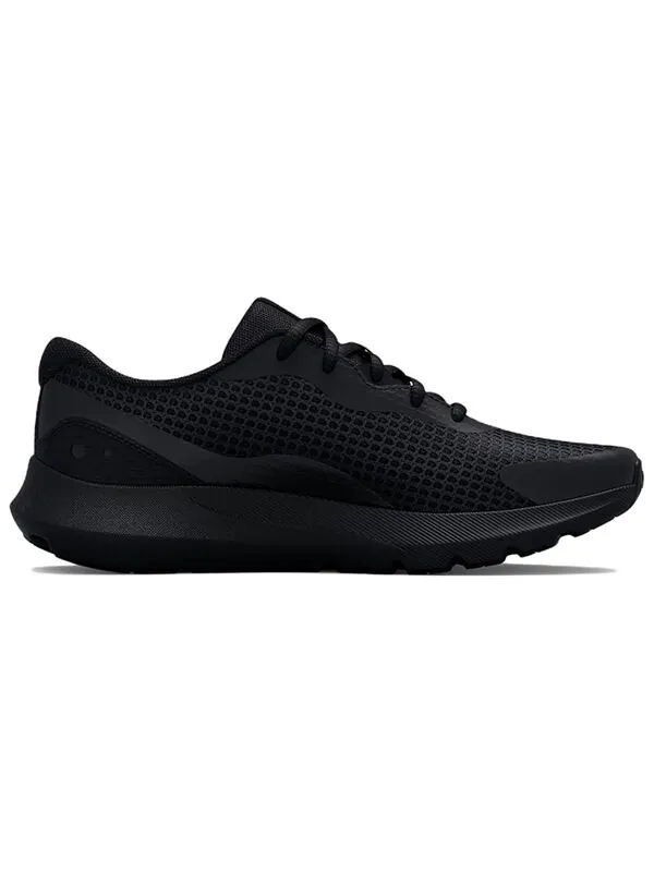 Кроссовки surge 3 'triple black' Under Armour — изображение 2 из 4, черный