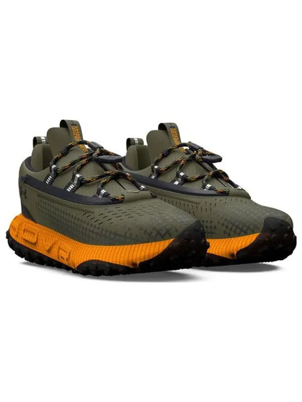 Кроссовки hovr summit ft delta 'marine od green' Under Armour — изображение 3 из 4, зеленый/оранжевый/черный