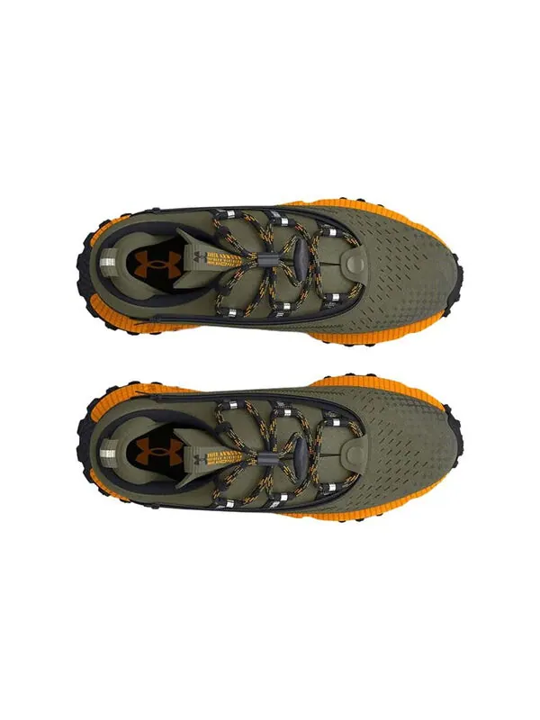 Кроссовки hovr summit ft delta 'marine od green' Under Armour — изображение 4 из 4, зеленый/оранжевый/черный