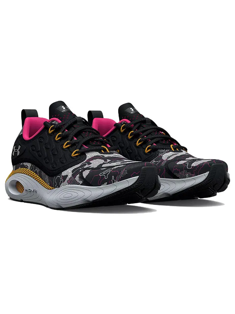 Кроссовки Under Armour HOVR Revenant Camo Sport Shoes 'Black Grey' — изображение 4 из 6, черный