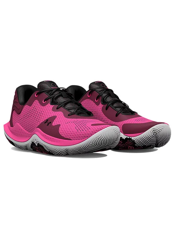 Кроссовки spawn 4 'electro pink' Under Armour — изображение 3 из 4, розовый/бордовый/серый
