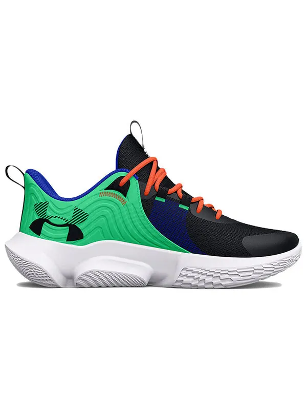 Кроссовки flow futr x 2 'black antifreeze' Under Armour — изображение 2 из 4, черный/зеленый