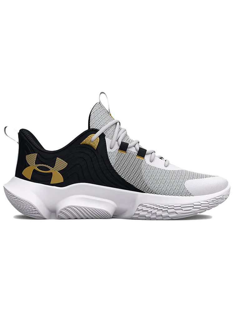Кроссовки Under Armour Flow FUTR X 2 Basketball Shoes 'White Black' — изображение 2 из 5, черный